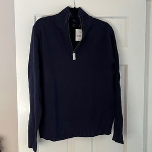 NWT J. Crew Factory Quarter Zip - Size L (Slim)